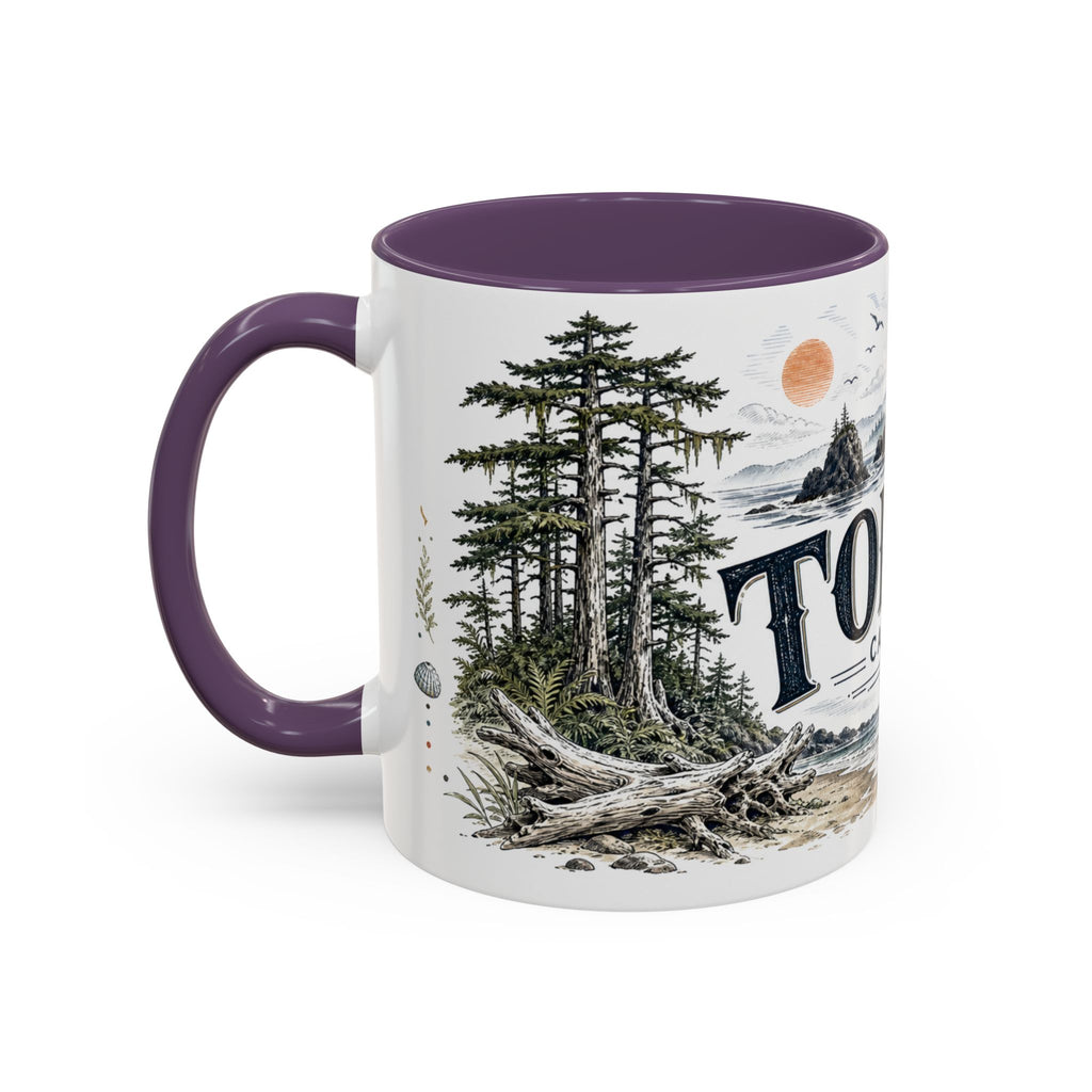 Tofino Mug, Canada Travel Souvenir, Bucket List Gift, Accent Ceramic Coffee Mug 11oz 15oz