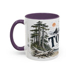 Tofino Mug, Canada Travel Souvenir, Bucket List Gift, Accent Ceramic Coffee Mug 11oz 15oz