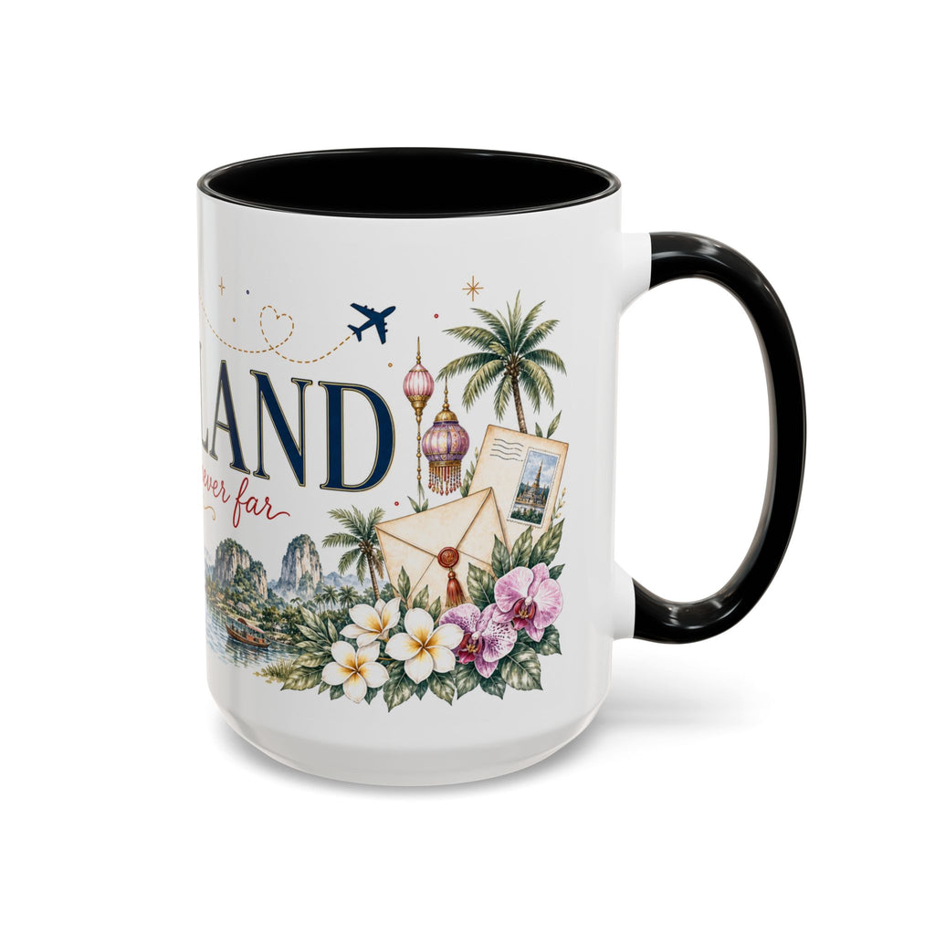 Thailand Home Country Mug | Moving Away Gift | Long Distance Friendship | 11 oz 15 oz Accent Mug