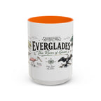 Everglades National Park Coffee Mug | Florida Wetlands Wildlife Kayak Gift | Accent Color Ceramic 11oz 15oz
