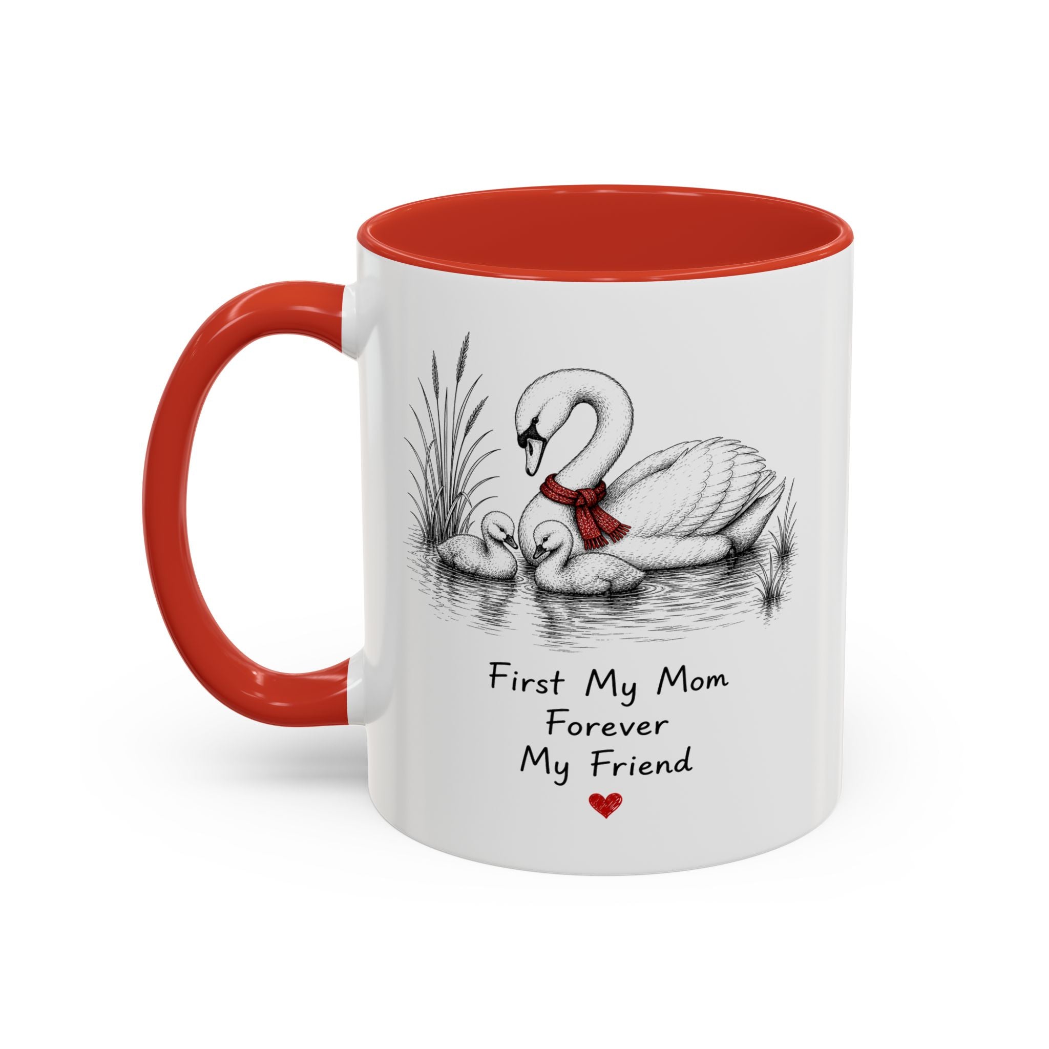 Swan Mom Coffee Mug | Forever My Friend | Mother's Day Gift