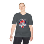 Go Canada Soccer T Shirt, Moisture Wicking Fan Tee