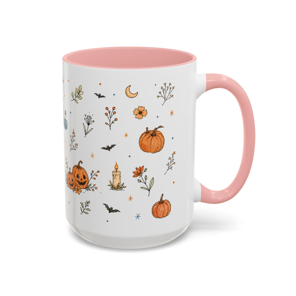 Cute Halloween Mug | Friendly Ghost Potion Watercolor Gift | Magic Accent Cup 11oz 15oz