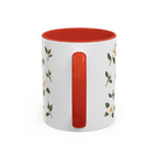Louisiana Magnolia Mug, State Flower Floral Coffee Cup, 11oz Botanical Gift