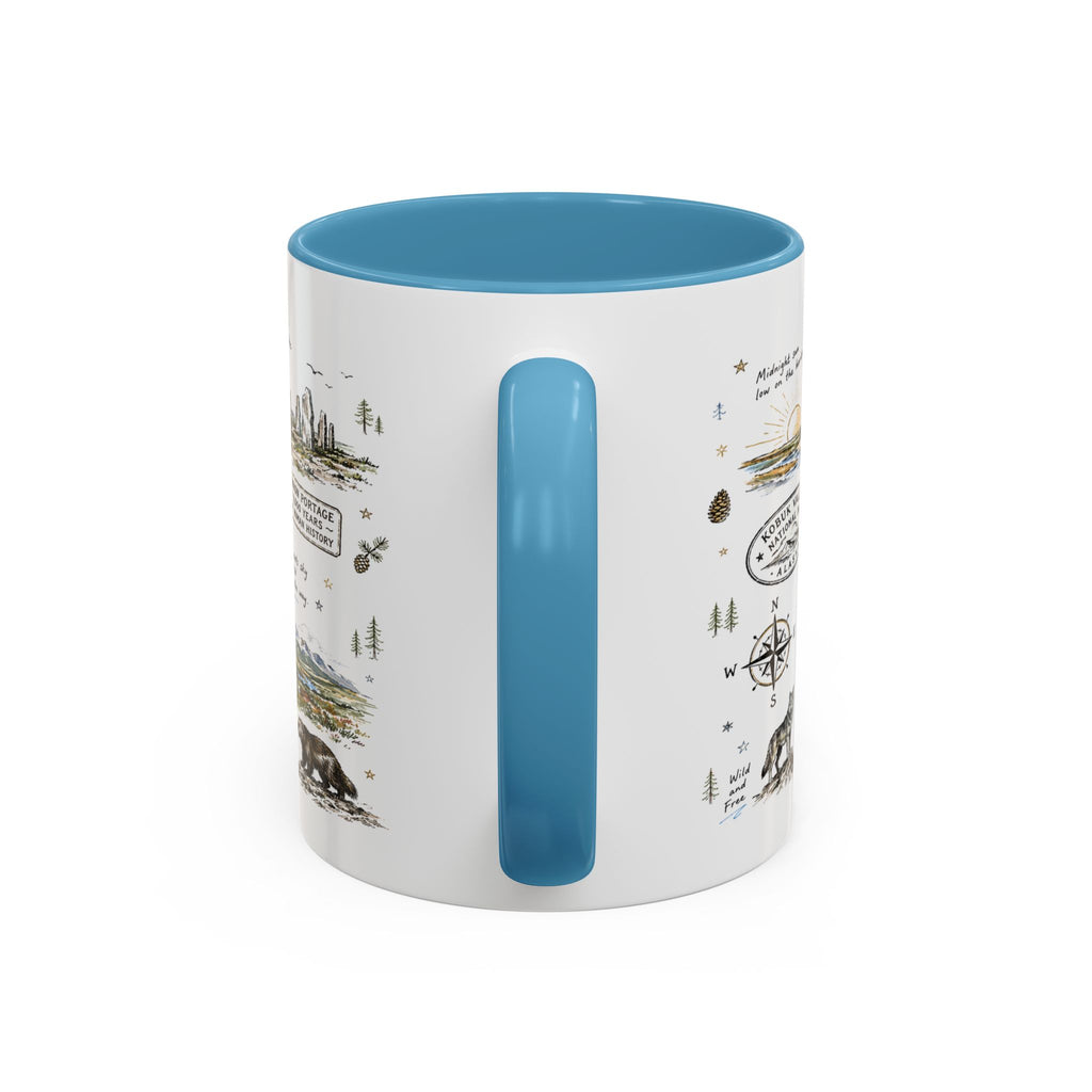 Kobuk Valley National Park Coffee Mug | Alaska Arctic Sand Dunes Gift | Accent Color Ceramic 11oz 15oz