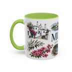 Mugla Coffee Mug | Turkey Travel Souvenir | Vintage Illustrated City Gift | 11 oz 15 oz Accent Mug