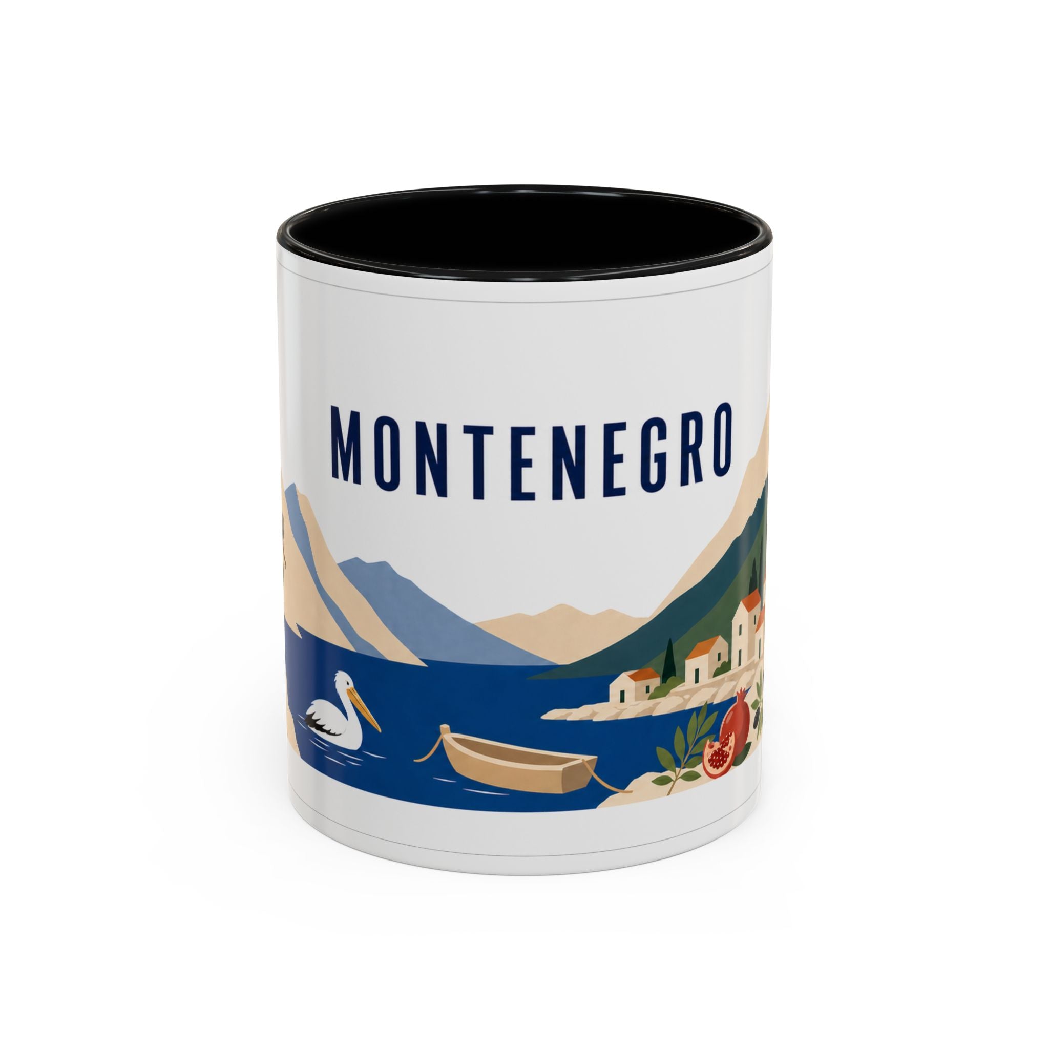 Montenegro Coffee Mug | Travel Souvenir Accent Mug | Country Gift Ceramic Cup 11oz 15oz