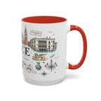 Venice Coffee Mug | Italy Souvenir Travel Gift | Accent Color Ceramic 11oz 15oz