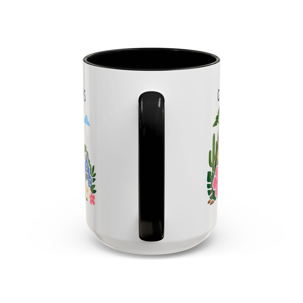 Caribbean Netherlands Coffee Mug | Travel Souvenir Accent Mug | Country Gift Ceramic Cup 11oz 15oz
