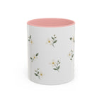 Idaho Syringa Mug, State Flower Floral Coffee Cup, 11oz Botanical Gift
