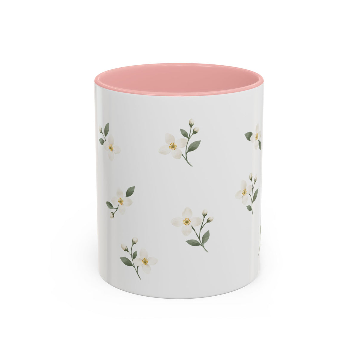 Idaho Syringa Mug, State Flower Floral Coffee Cup, 11oz Botanical Gift