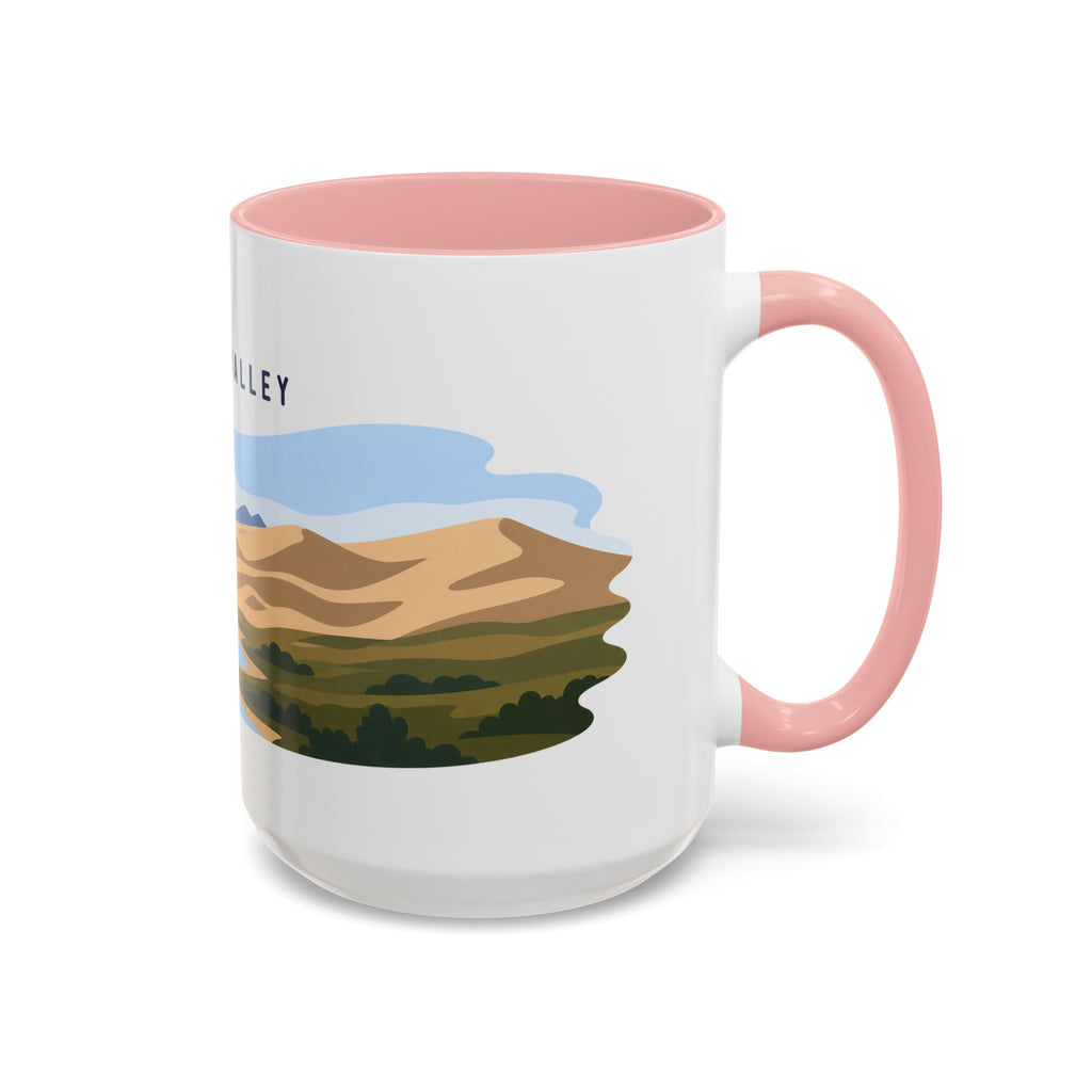 Kobuk Valley National Park Coffee Mug | Solid Color Block Park Souvenir | 11oz 15oz Accent Mug