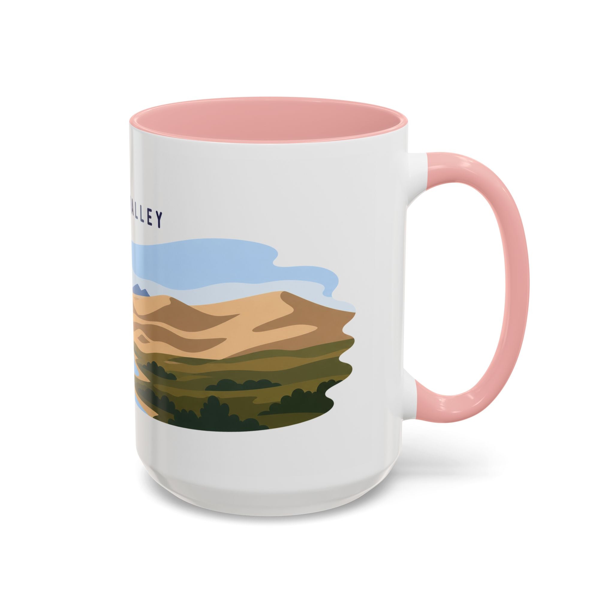 Kobuk Valley National Park Coffee Mug | Solid Color Block Park Souvenir | 11oz 15oz Accent Mug