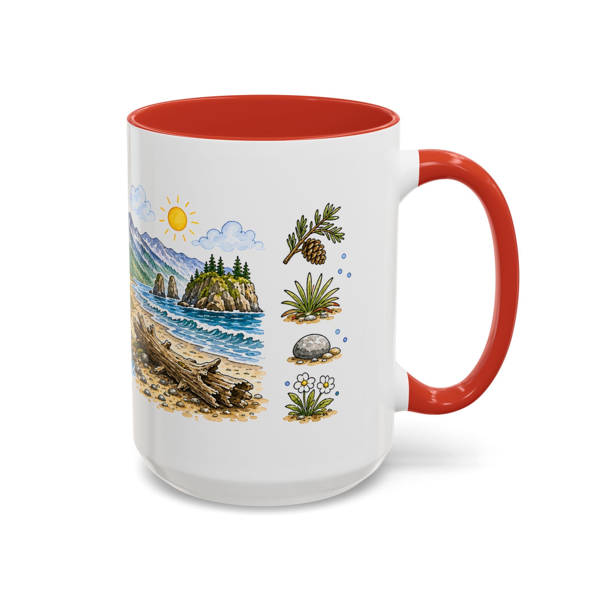 Olympic National Park Mug | US Travel Souvenir Accent Coffee Mug | 11oz 15oz Ceramic Cup