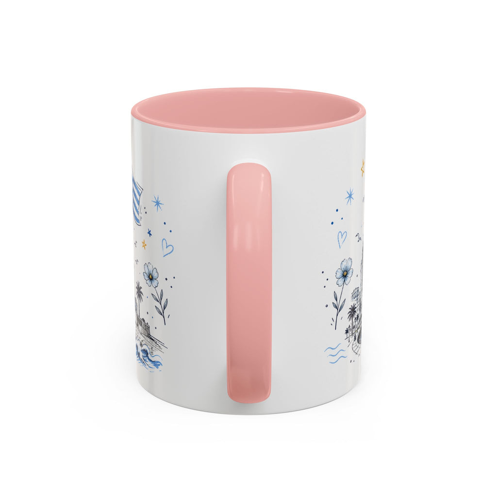 Uruguay Soccer Coffee Mug | World Cup Fan Gift | Accent Color Ceramic 11oz 15oz Match Day Cup