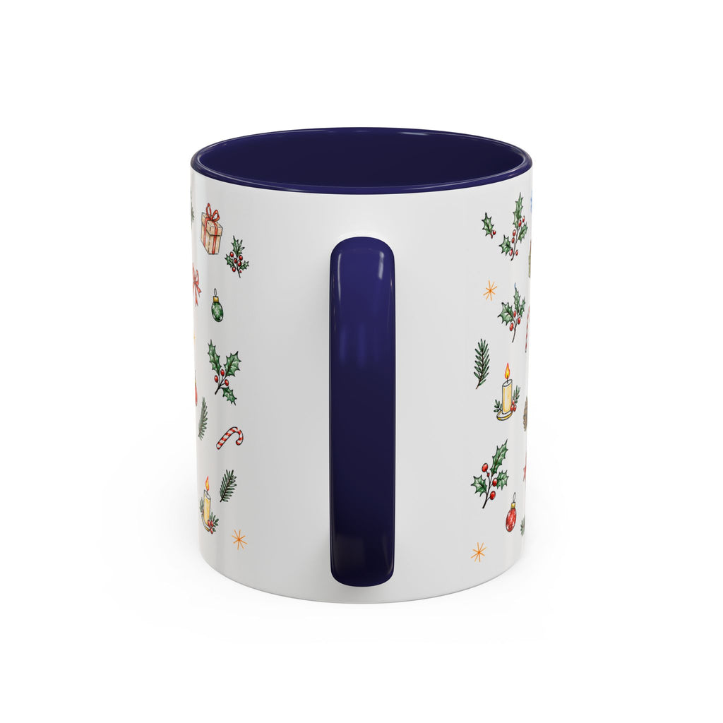 Lisbon Christmas Mug | Watercolor City Souvenir | Ceramic Coffee Cup 11oz 15oz