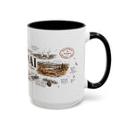 Katmai National Park Coffee Mug | Alaska Bear Watching Wildlife Gift | Accent Color Ceramic 11oz 15oz