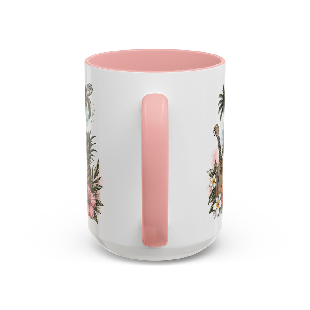 Honolulu Coffee Mug | United States Travel Souvenir | Vintage Illustrated City Gift | 11 oz 15 oz Accent Mug