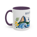 Rio De Janeiro Coffee Mug | Brazil Travel Souvenir | Porcelain Decal City Gift | 11oz 15oz Accent Mug