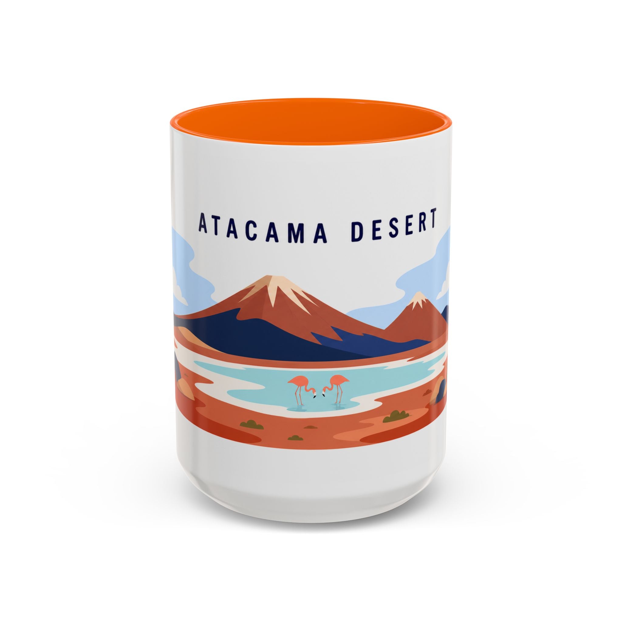 Atacama Desert Coffee Mug | Travel Destination Souvenir Gift | Accent Color Ceramic 11oz 15oz