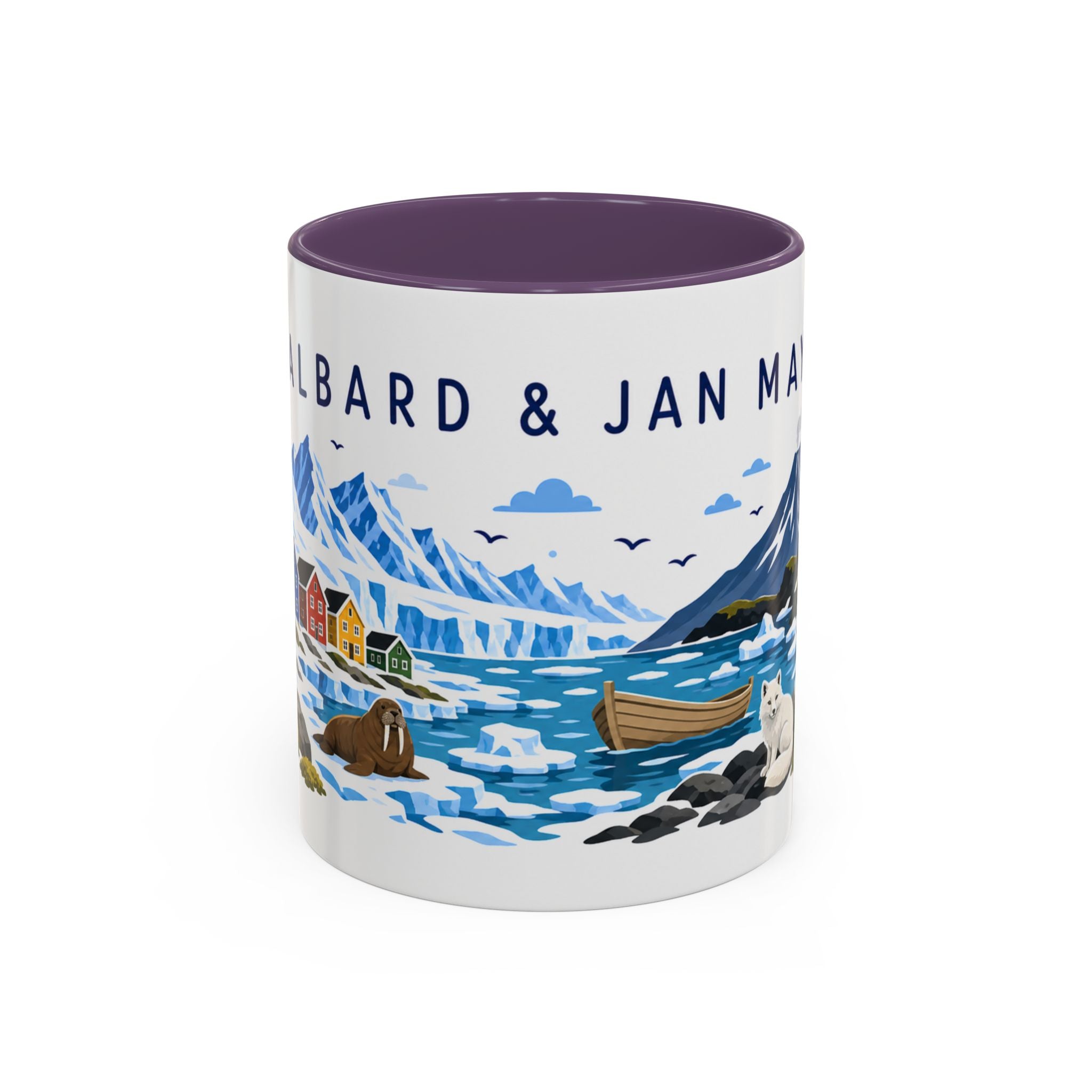 Svalbard & Jan Mayen Coffee Mug | Travel Souvenir Accent Mug | Country Gift Ceramic Cup 11oz 15oz