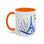 France Coffee Mug | Travel Souvenir Accent Mug | Country Gift Ceramic Cup 11oz 15oz