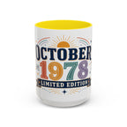Custom Birthday Mug | Celestial Retro Design, Limited Edition (11oz or 15oz)