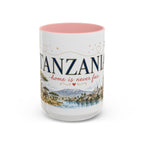 Tanzania Home Country Mug | Moving Away Gift | Long Distance Friendship | 11 oz 15 oz Accent Mug
