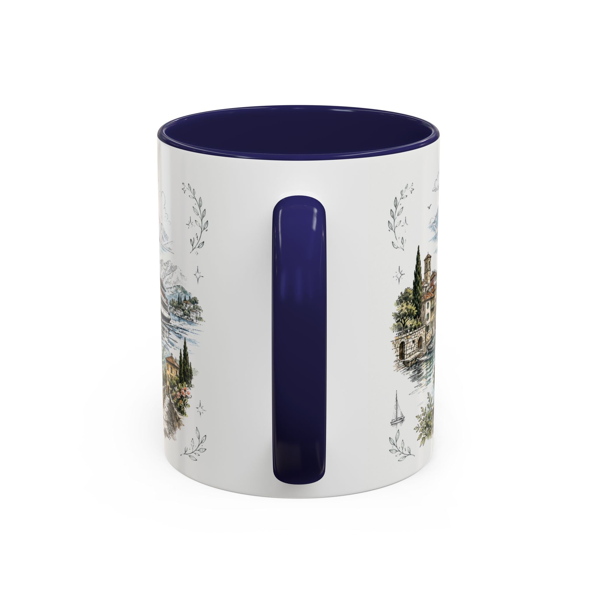 Lake Como Mug, Italy Travel Souvenir, Bucket List Gift, Accent Ceramic Coffee Mug 11oz 15oz