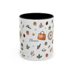 Florence Christmas Mug | Watercolor City Souvenir | Ceramic Coffee Cup (11oz 15oz)