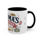 Grandma's Kitchen Hugs Coffee Mug | Gift From Grandkids | Accent Color Ceramic 11oz 15oz
