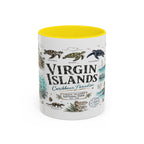 Virgin Islands National Park Coffee Mug | Caribbean Beach Snorkeling Reef Gift | Accent Color Ceramic 11oz 15oz