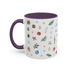 Denali National Park Christmas Mug | Watercolor Travel Souvenir | Holiday Gift | Accent Ceramic Coffee Cup 11oz 15oz