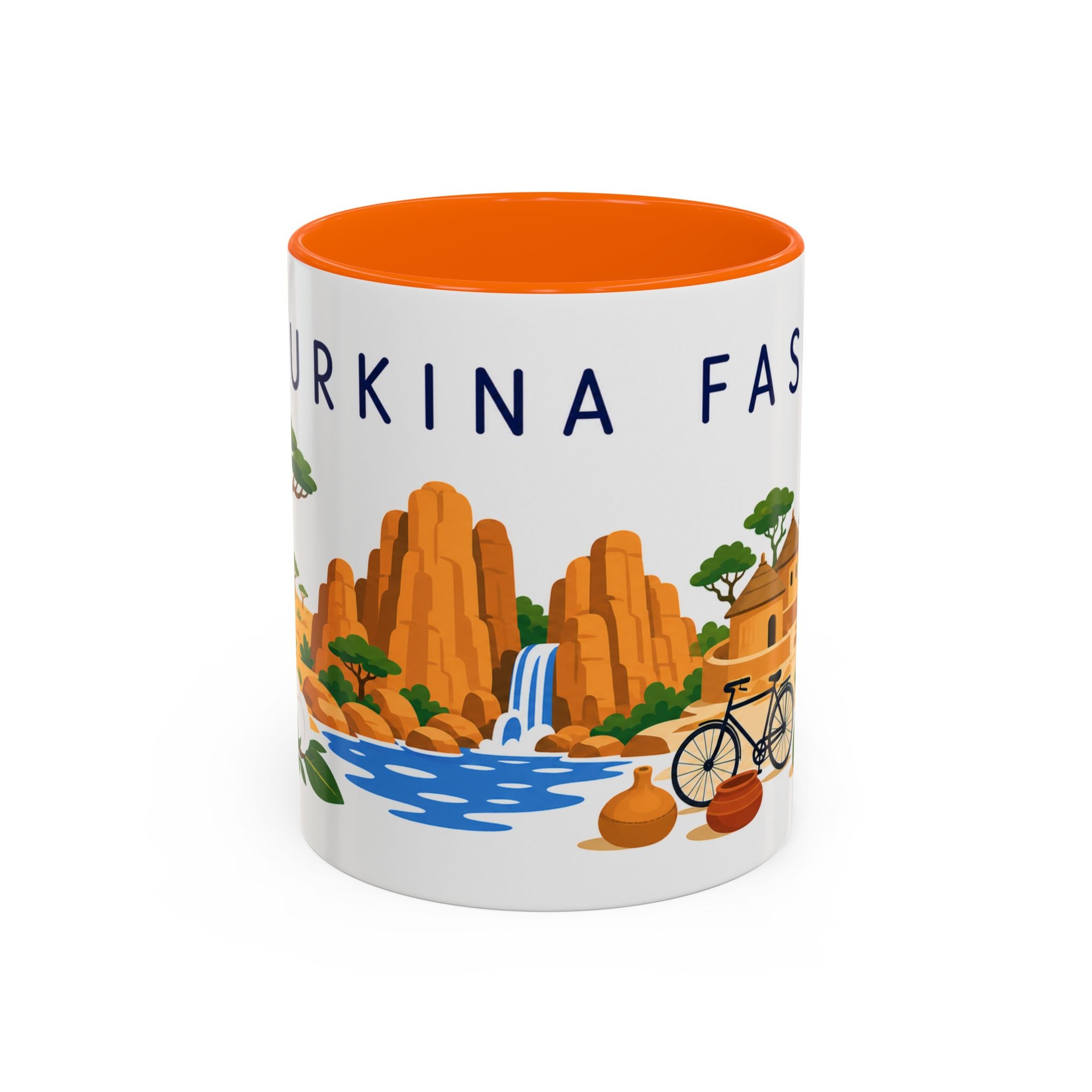 Burkina Faso Coffee Mug | Travel Souvenir Accent Mug | Country Gift Ceramic Cup 11oz 15oz