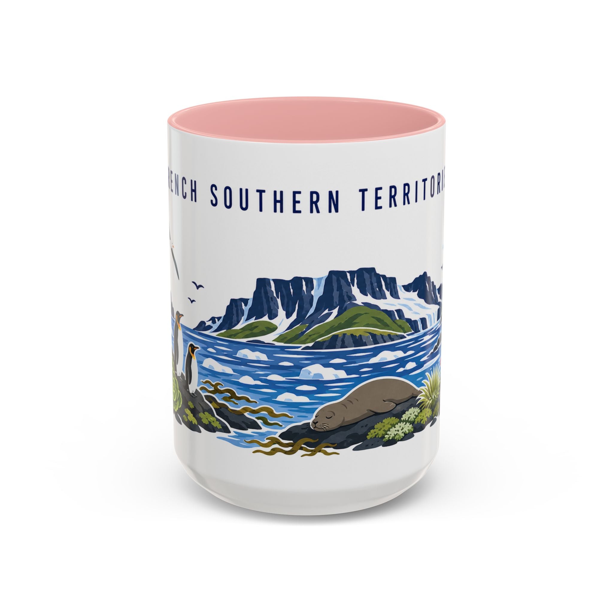 French Southern Territories Coffee Mug | Travel Souvenir Accent Mug | Country Gift Ceramic Cup 11oz 15oz
