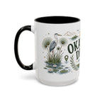 Okavango Delta Coffee Mug | Travel Destination Souvenir Gift | Accent Color Ceramic 11oz 15oz