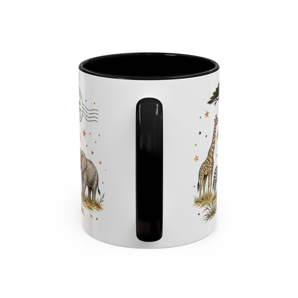 Serengeti Coffee Mug | Travel Destination Souvenir Gift | Accent Color Ceramic 11oz 15oz
