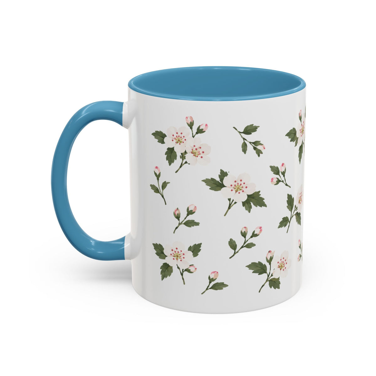Missouri Hawthorn Mug, State Flower Floral Coffee Cup, 11oz Botanical Gift