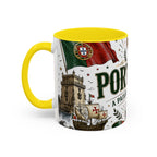 Portugal Soccer Coffee Mug | World Cup Fan Gift | Accent Color Ceramic 11oz 15oz Match Day Cup