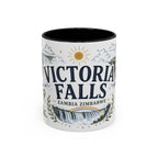 Victoria Falls Coffee Mug | Travel Destination Souvenir Gift | Accent Color Ceramic 11oz 15oz