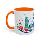 United States Coffee Mug | Travel Souvenir Accent Mug | Country Gift Ceramic Cup 11oz 15oz