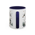 Grandpa The Legend Coffee Mug | Gift From Grandkids | Accent Color Ceramic 11oz 15oz