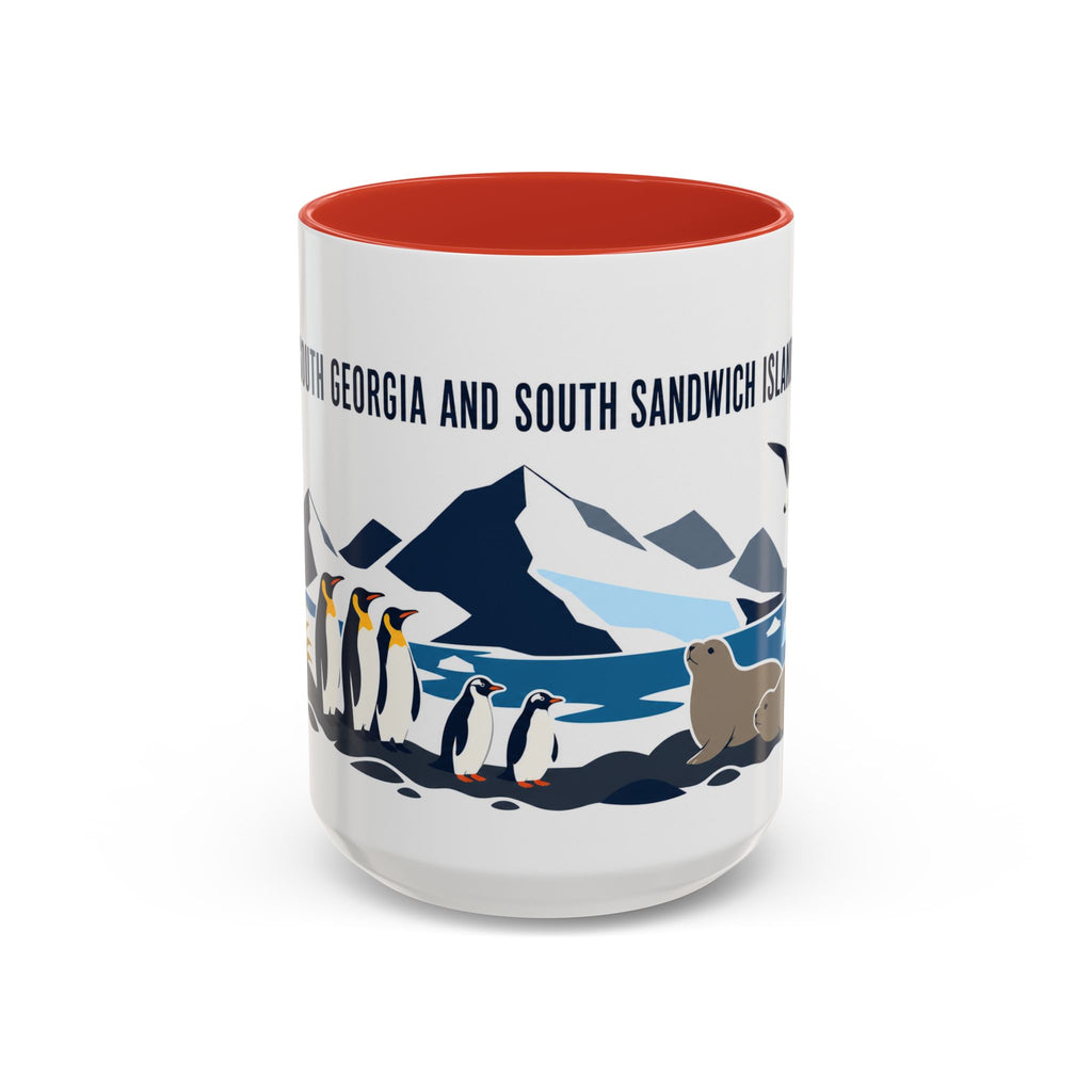 South Georgia and South Sandwich Islands Coffee Mug | Travel Souvenir Accent Mug | Country Gift Ceramic Cup 11oz 15oz