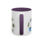 Chennai Coffee Mug | India Souvenir Travel Gift | Accent Color Ceramic 11oz 15oz