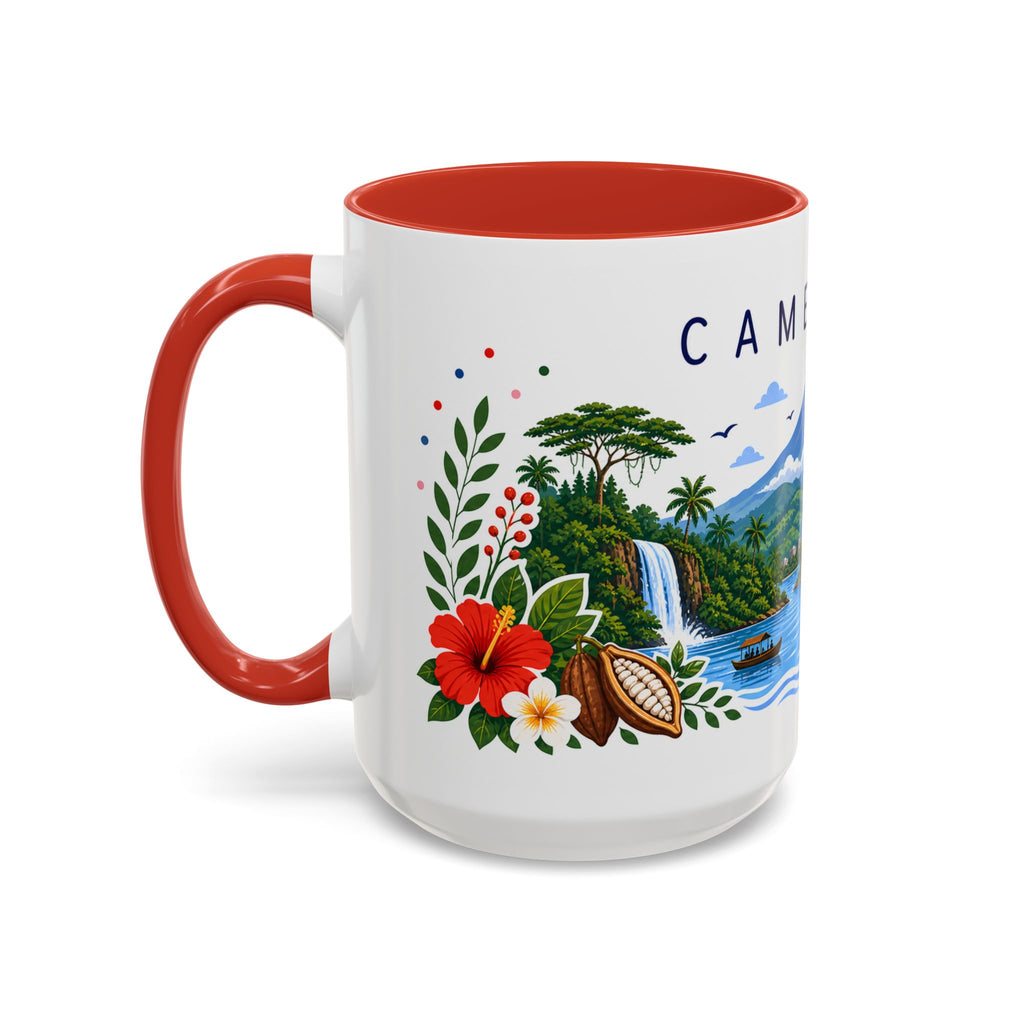 Cameroon Coffee Mug | Travel Souvenir Accent Mug | Place Gift Ceramic Cup 11oz 15oz