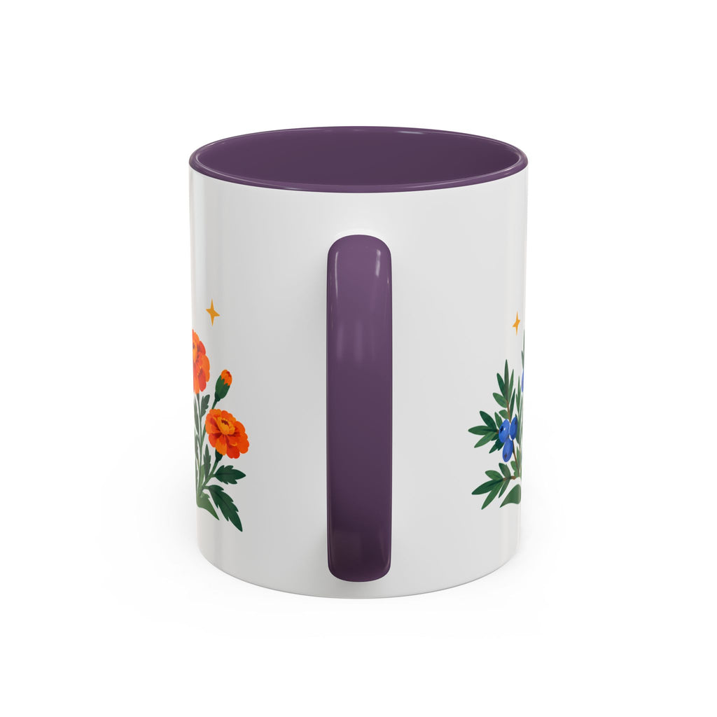 Sagittarius Zodiac Coffee Mug | Bow and Arrow Design | Astrology Birthday Gift | 11 oz 15 oz Ceramic Accent Mug