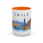 Chile Coffee Mug | Travel Souvenir Accent Mug | Place Gift Ceramic Cup 11oz 15oz
