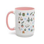 Portland Christmas Watercolor Mug | City Souvenir Coffee Cup (11oz 15oz)