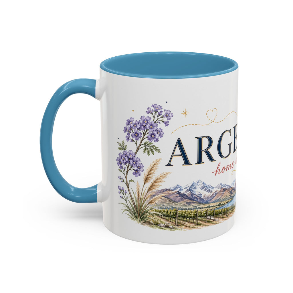 Argentina Home Country Mug | Moving Away Gift | Long Distance Friendship | 11 oz 15 oz Accent Mug