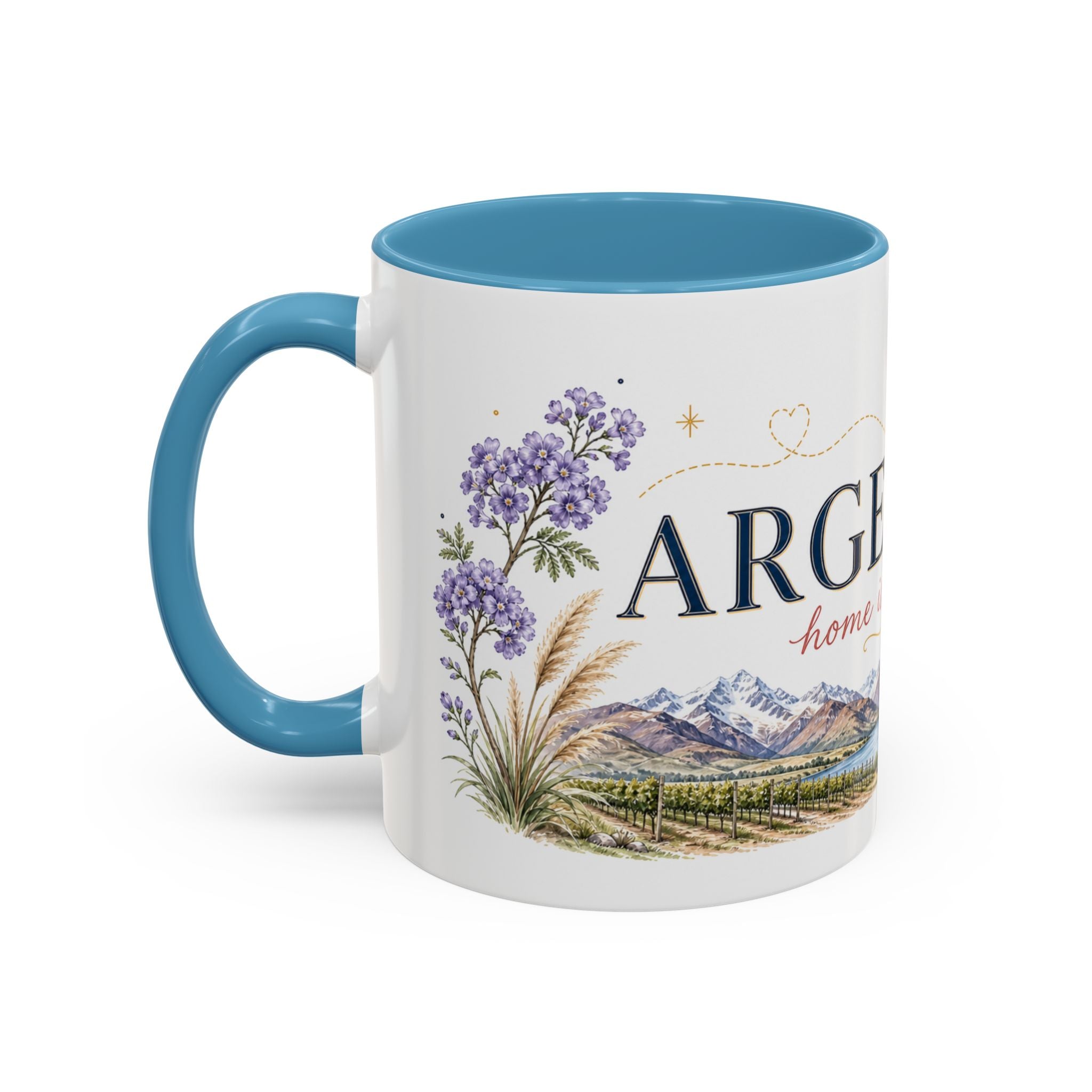 Argentina Home Country Mug | Moving Away Gift | Long Distance Friendship | 11 oz 15 oz Accent Mug